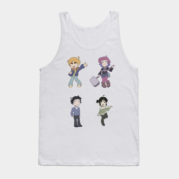 Scott Pilgrim set 1 Tank Top by Kaze Artzz